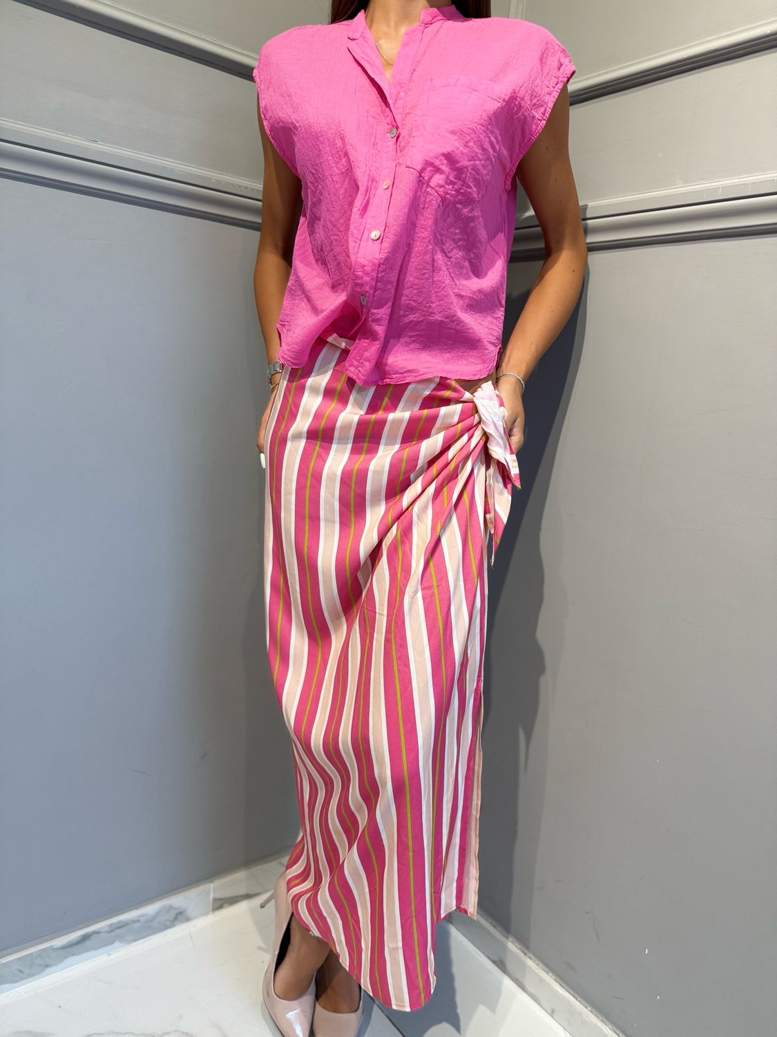 TENSIONE IN - gonna foulard 39870 lunga