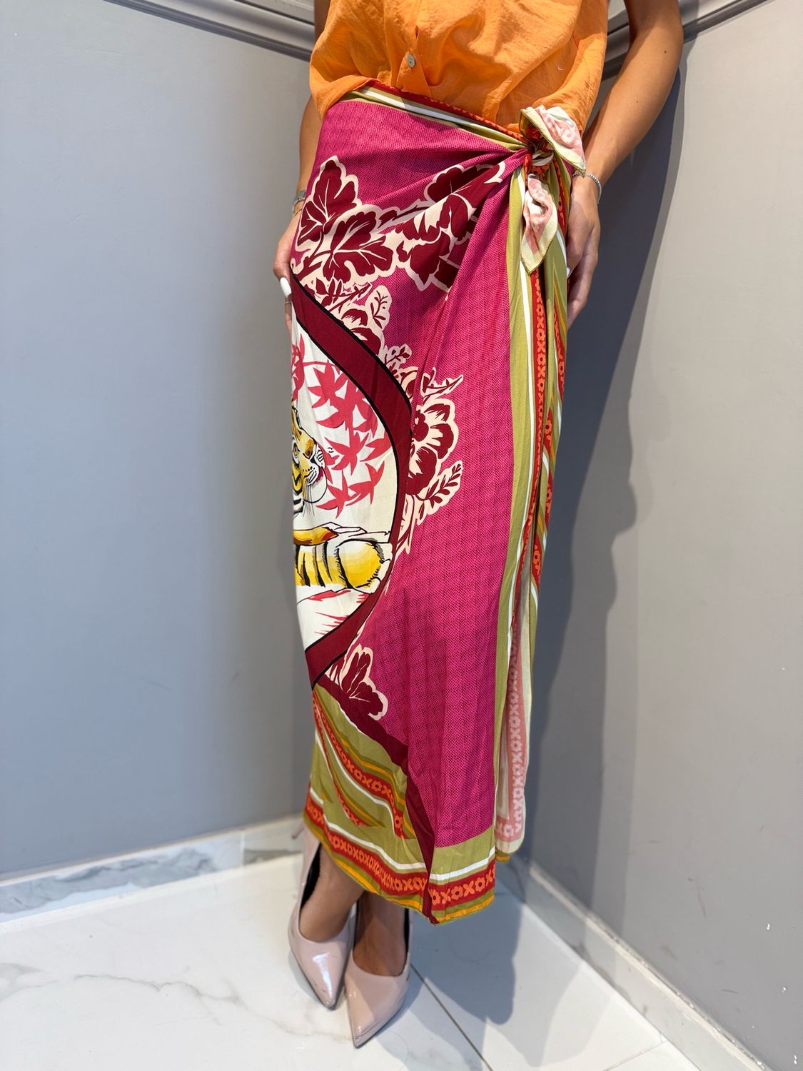 TENSIONE IN - gonna foulard lunga PE260470