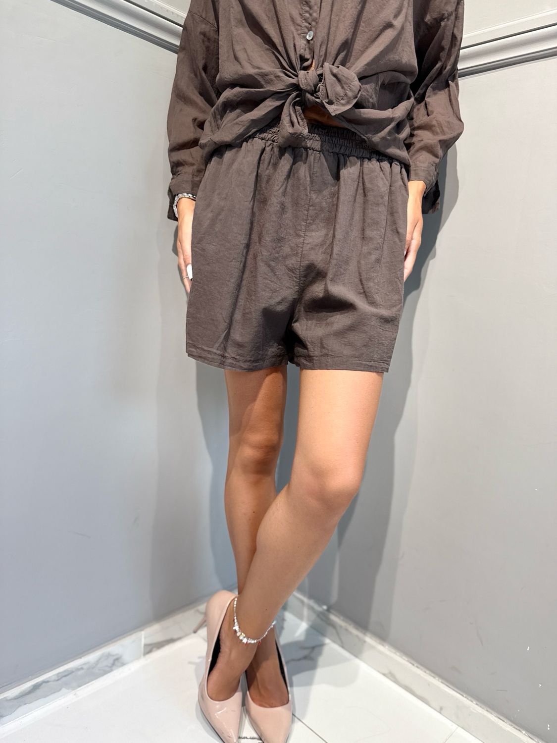 TENSIONE IN - Shorts cioccolato PE260331 cioccolato