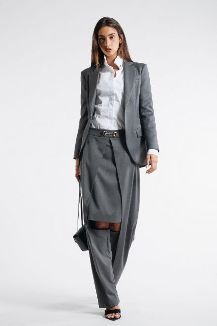 BABYLON - PANTALONI CON GONNA SKU YMF0612 grigio