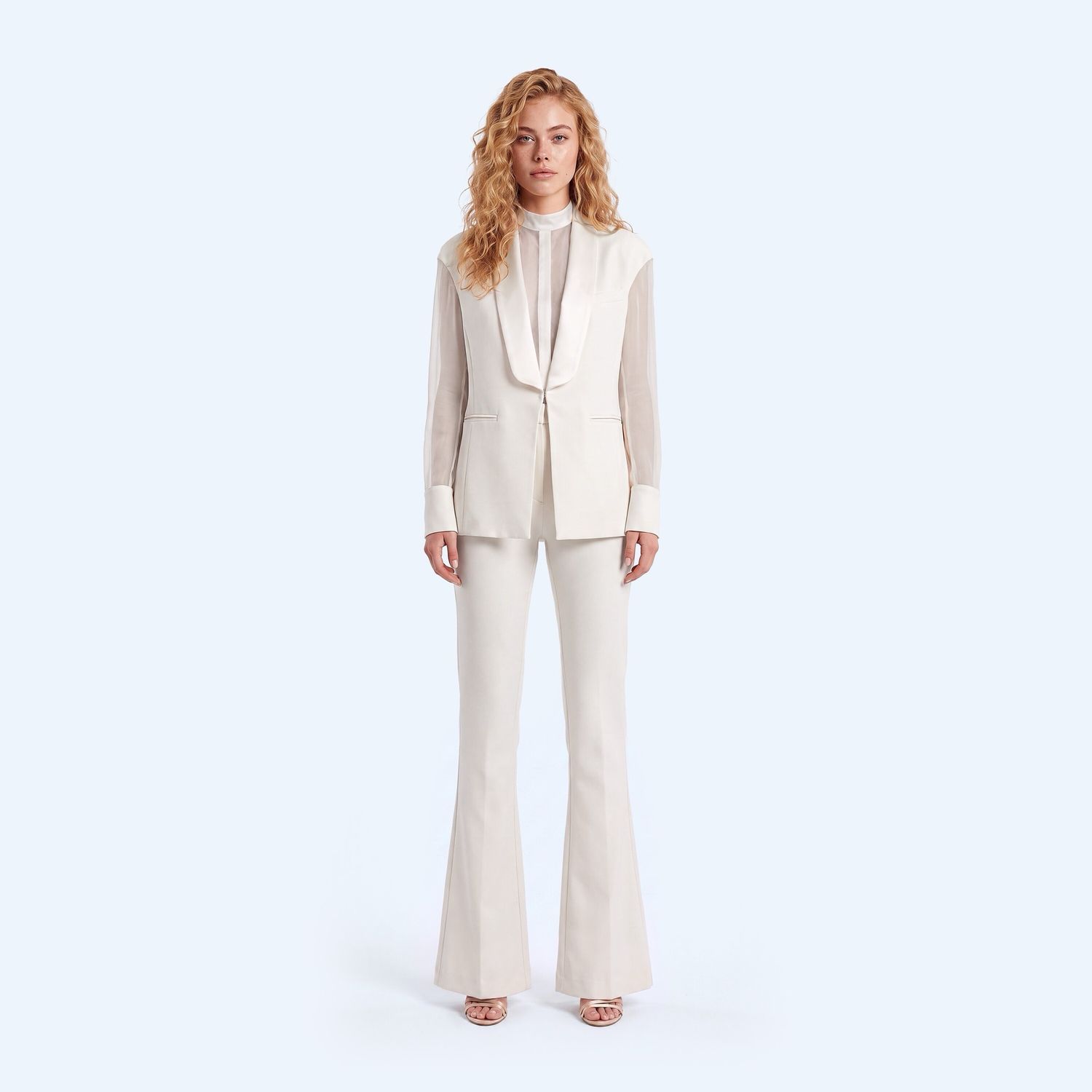 SILENCE LIMITED - Pantalone Nathalie NP2003FW milk