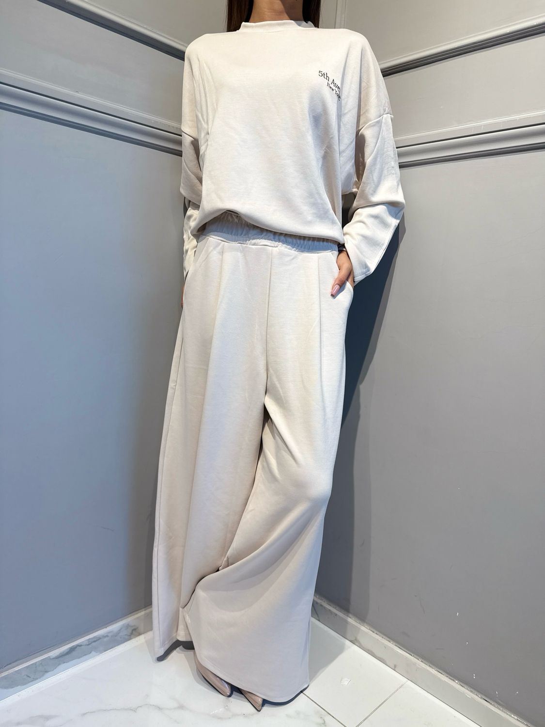 MOTEL - pantalone FWMOT002 beige