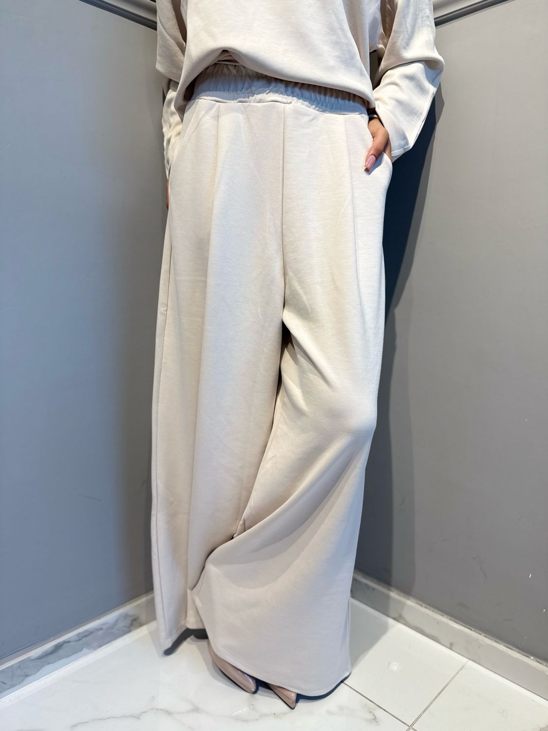 MOTEL - pantalone FWMOT002 beige