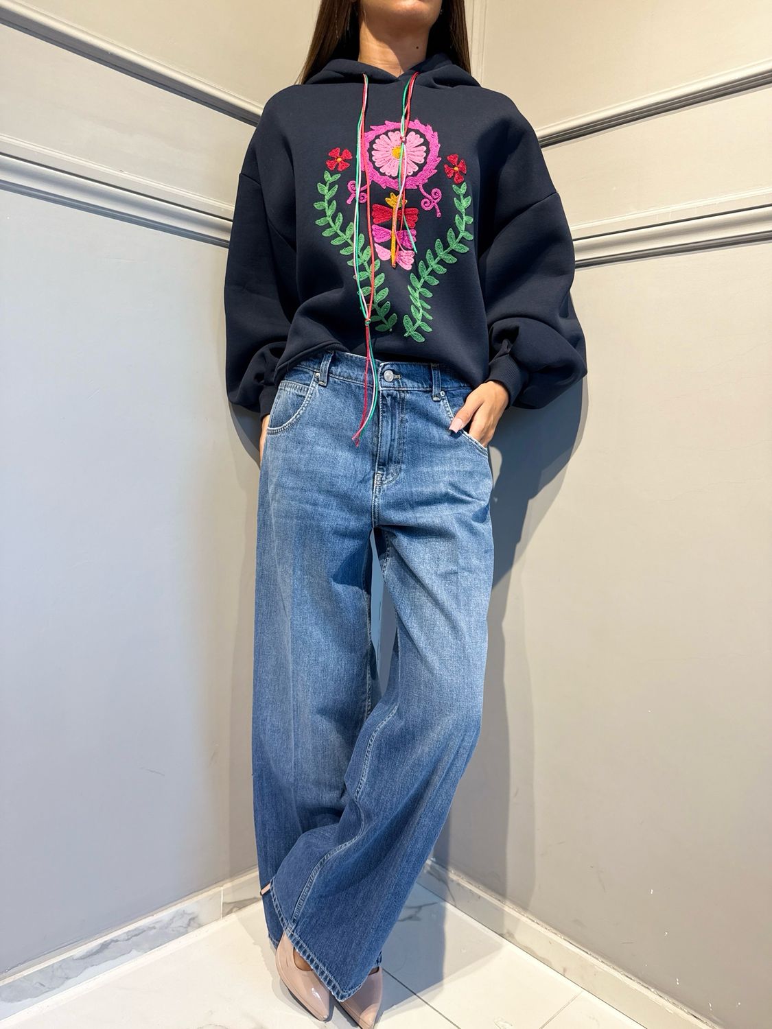 VICOLO - pantalone jeans MIA DAC5119 denim blu