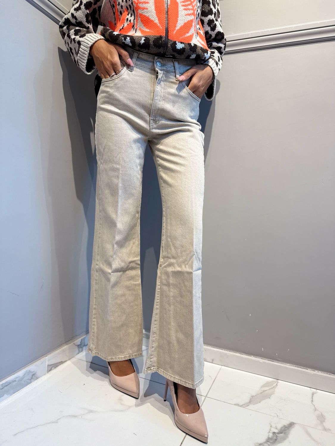 VICOLO - pantalone SHANTI DQC5147 beige
