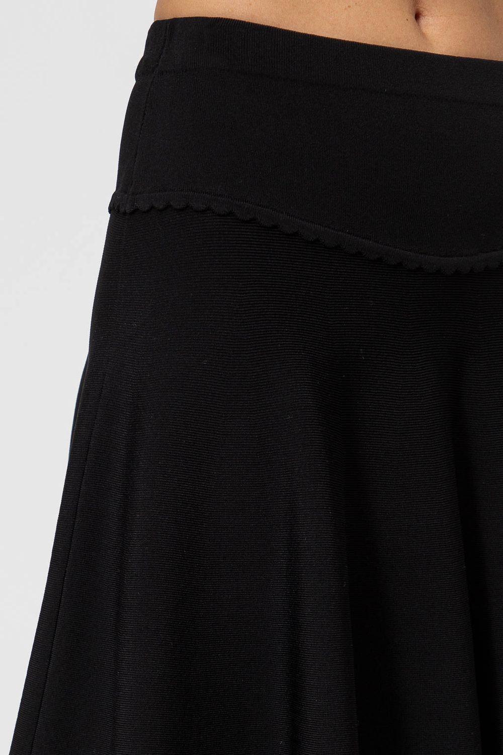 TWINSET ACTITUDE - Gonna in viscosa elasticizzata 262AT3012 Nero