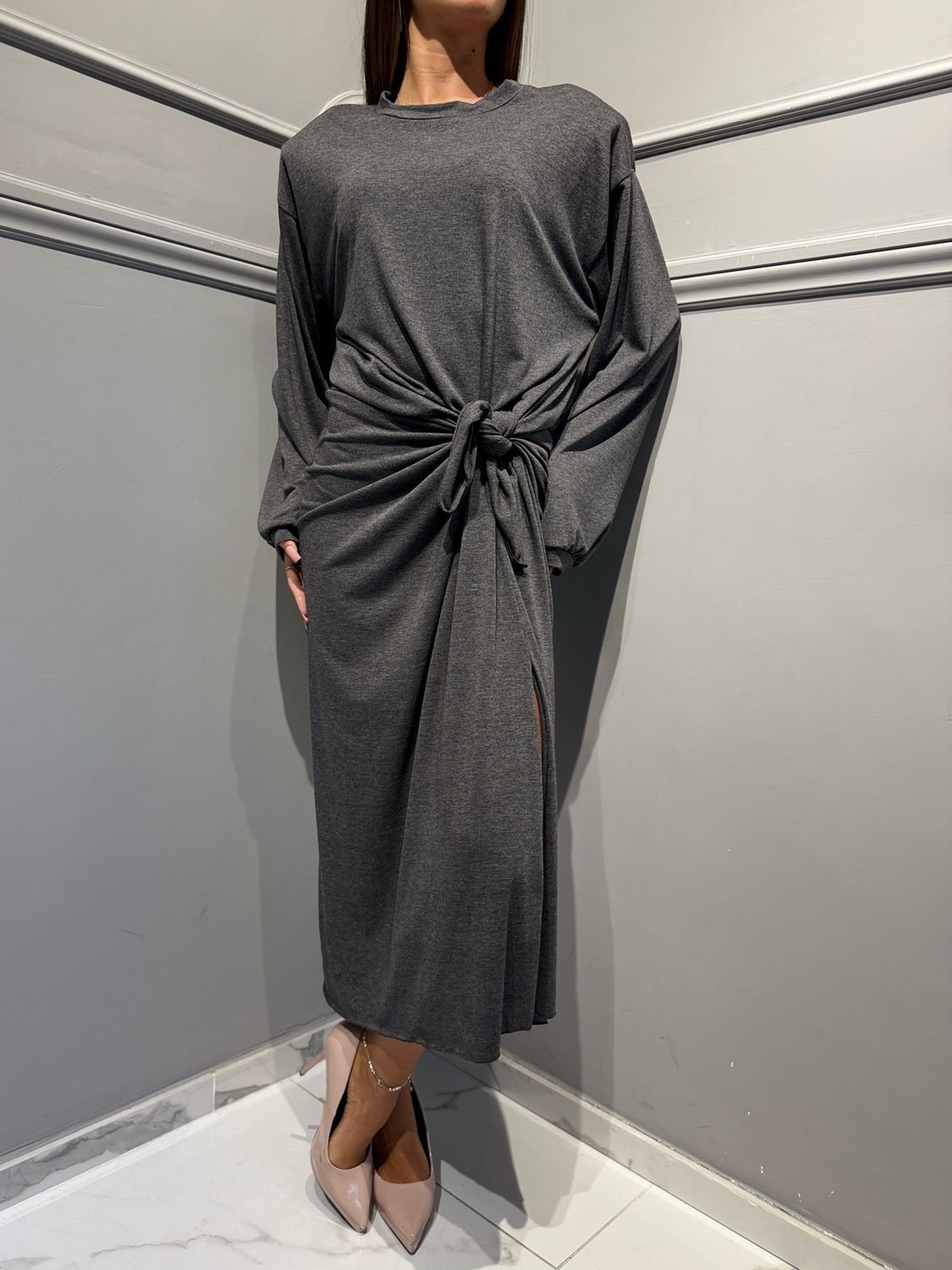 TENSIONE IN - abito FW260093 grigio