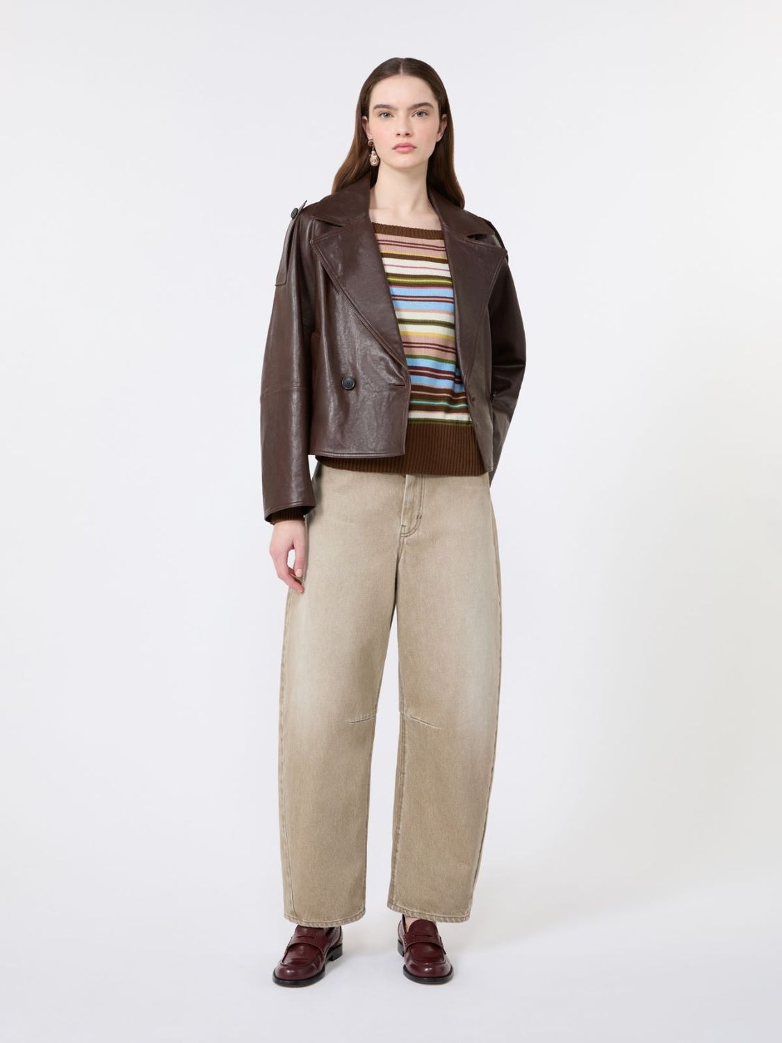 Max Mara WEEKEND - Bomber in nappa WKDCOSE Testa Moro