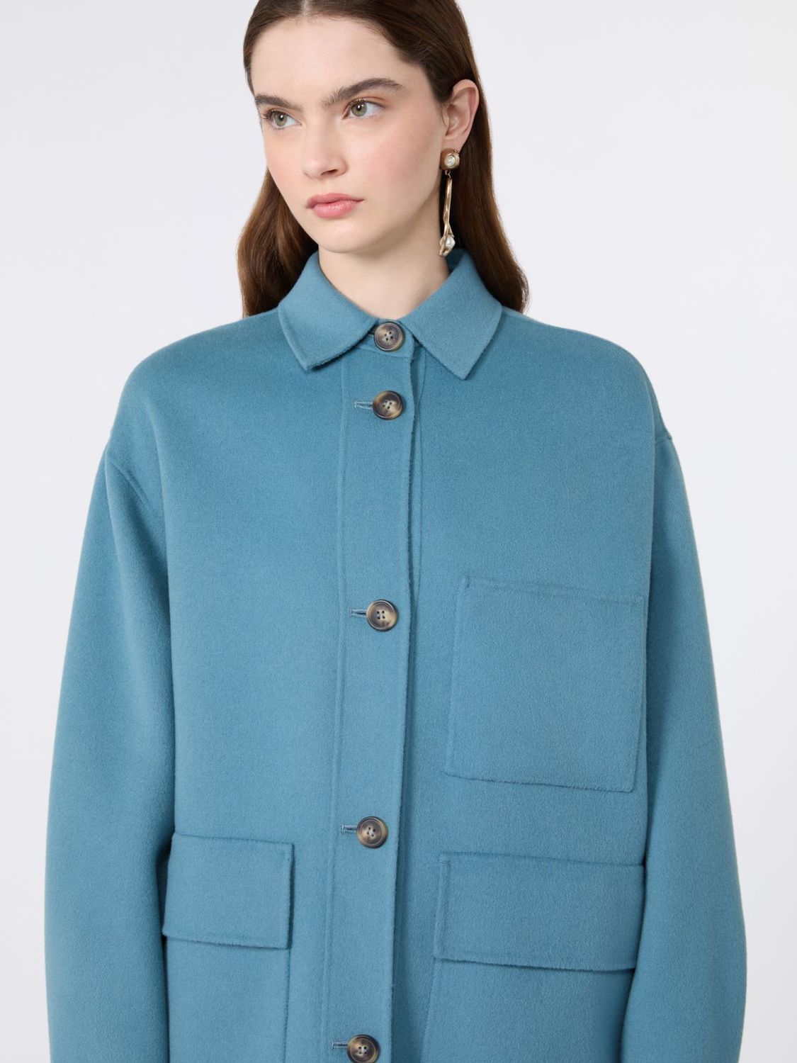 Max Mara WEEKEND - Giacca in doppio di lana WKDFOLK Azzurro