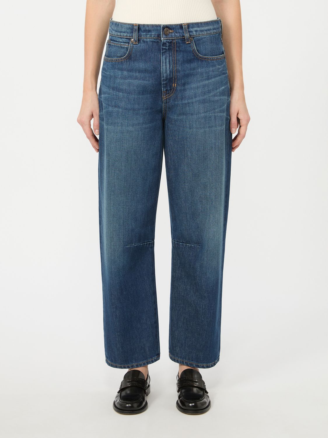 Max Mara WEEKEND - Jeans barrel leg in denim WKDCADUCA Blu