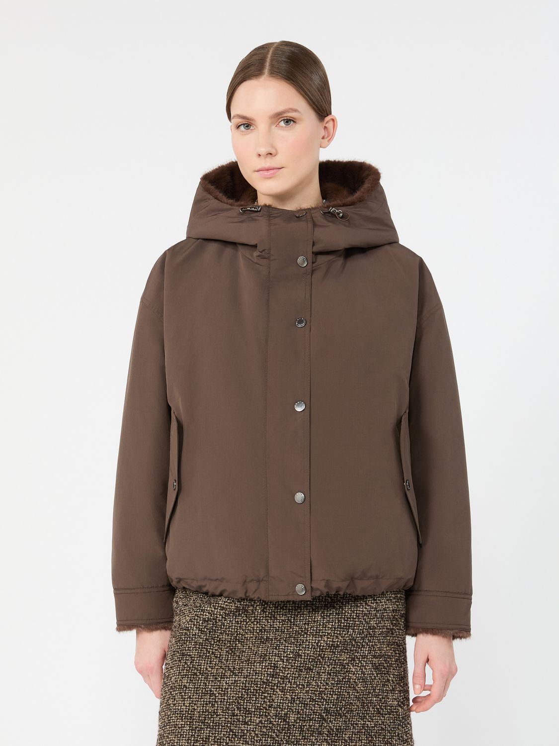 Max Mara WEEKEND - Giacca in tela antigoccia WKDZANNA - MARRONE