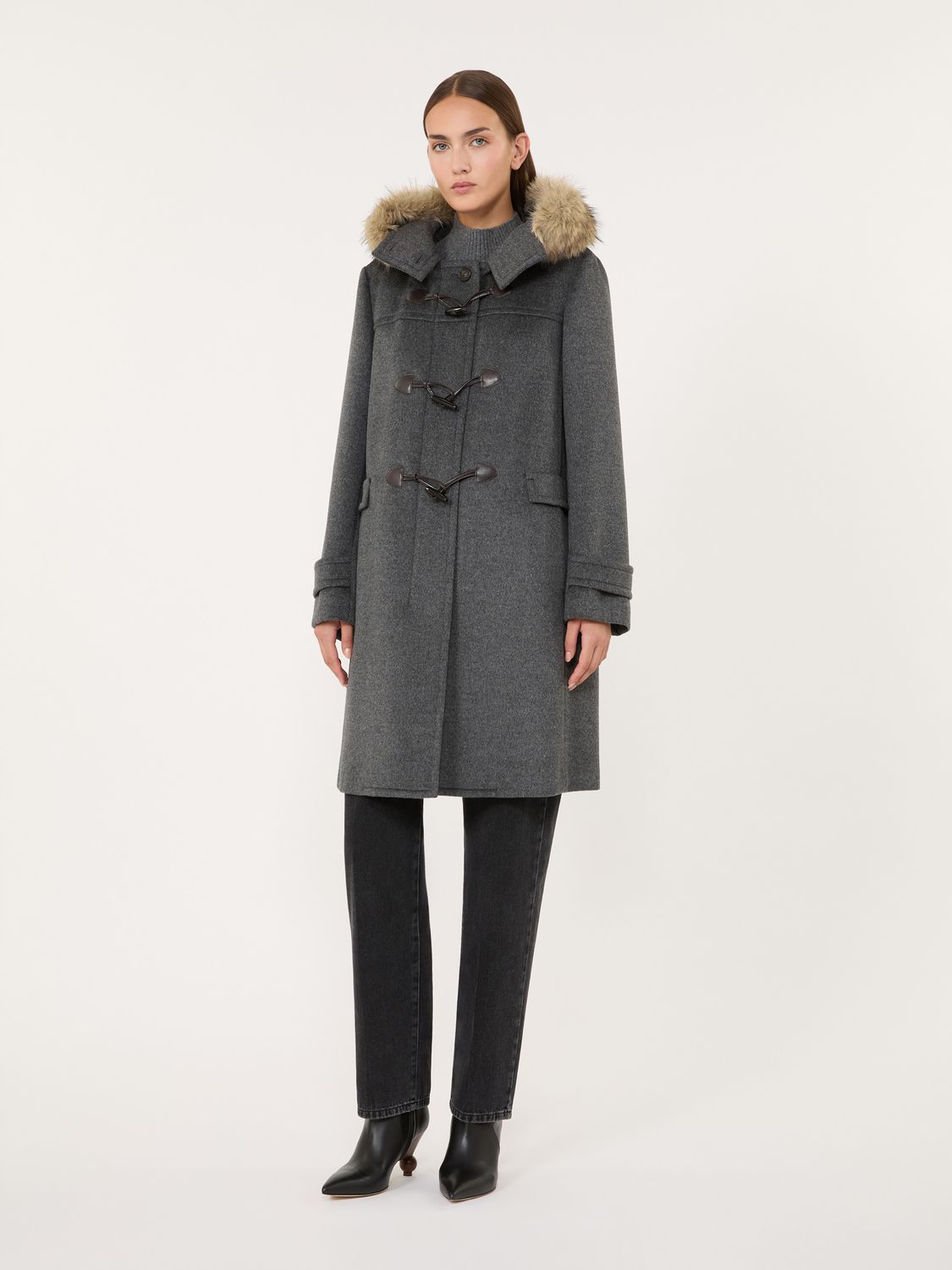 Max Mara WEEKEND - Cappotto in doppio drap di lana WKDEPICA - GRIGIO MEDIO