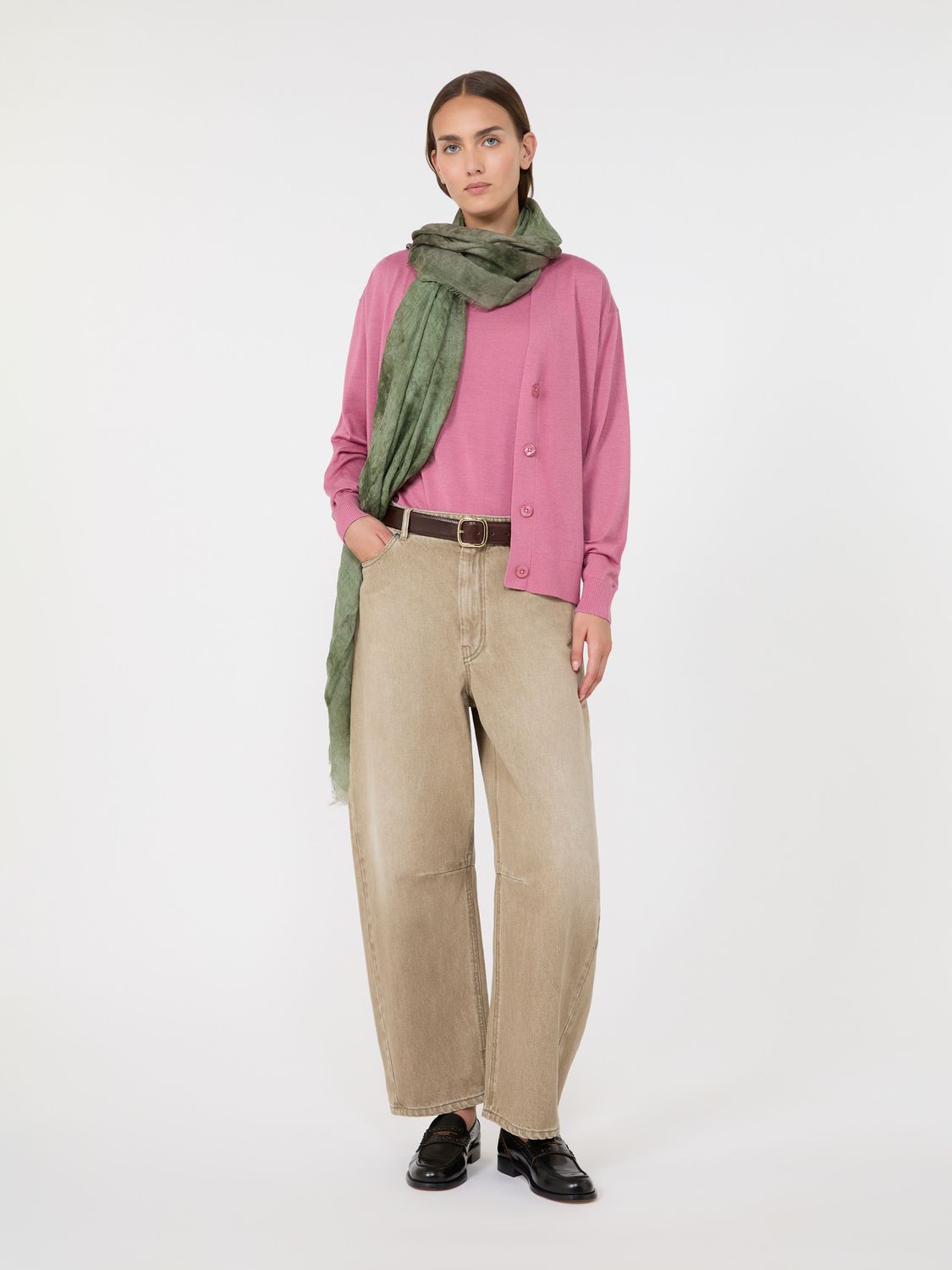 Max Mara WEEKEND - Maglia in lana, seta e cachemire WKDTAPIOCA - LAMPONE