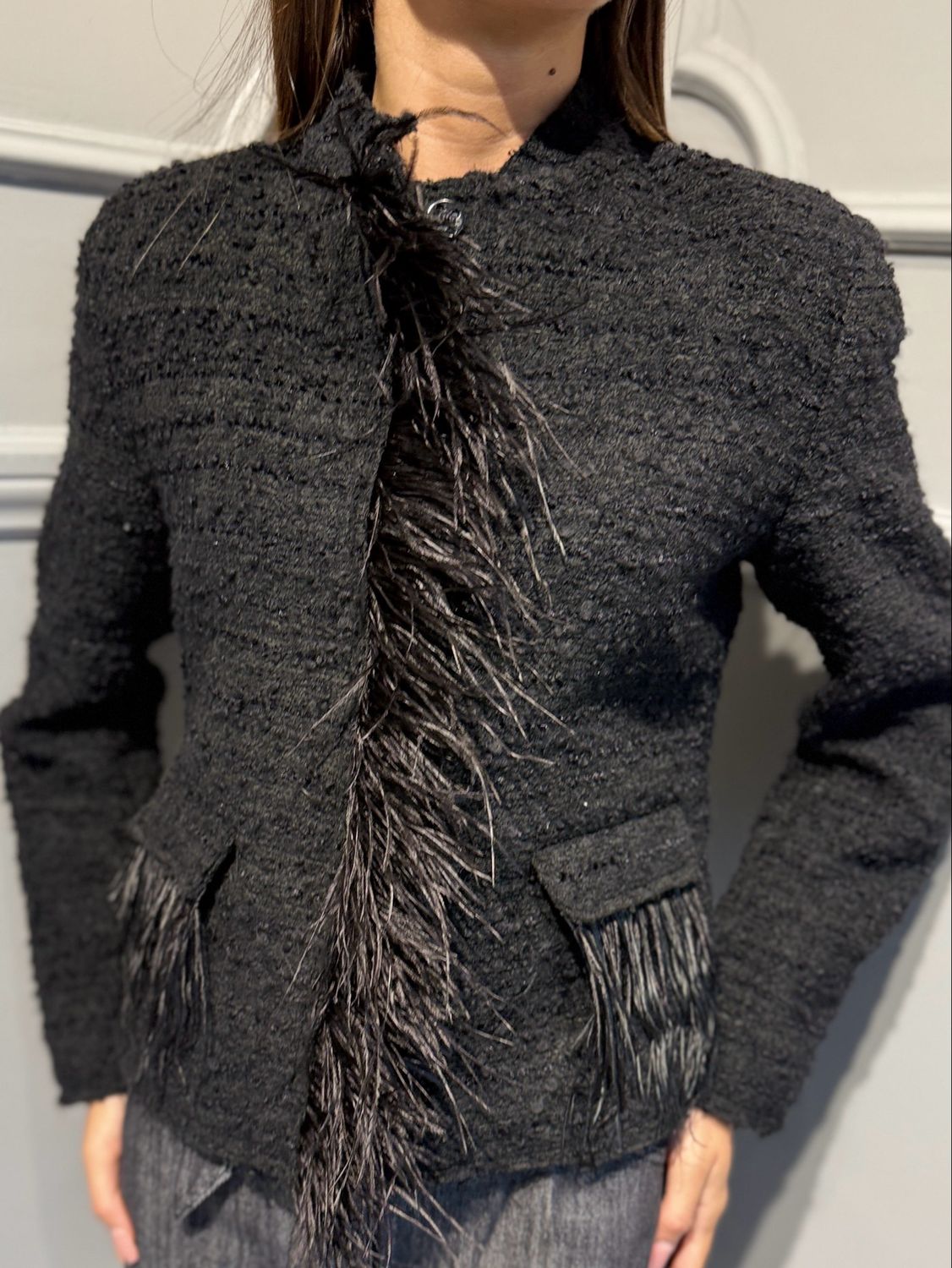 TENSIONE IN - giacca chanel nero W26J667