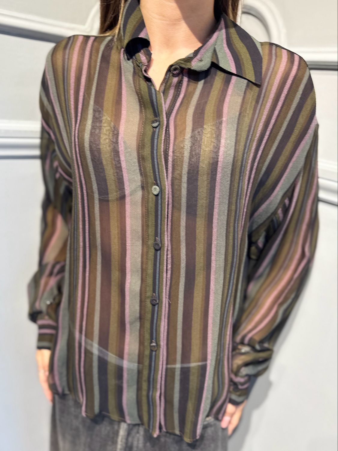 TENSIONE IN - camicia W26C698 rosa