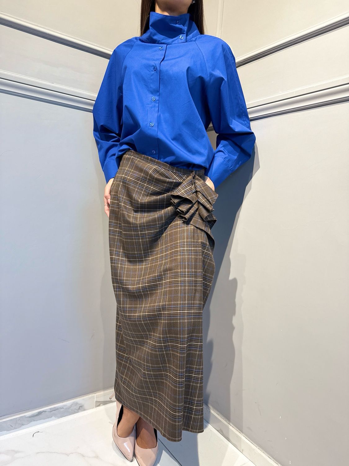 TENSIONE IN - camicia W26C624 bluette