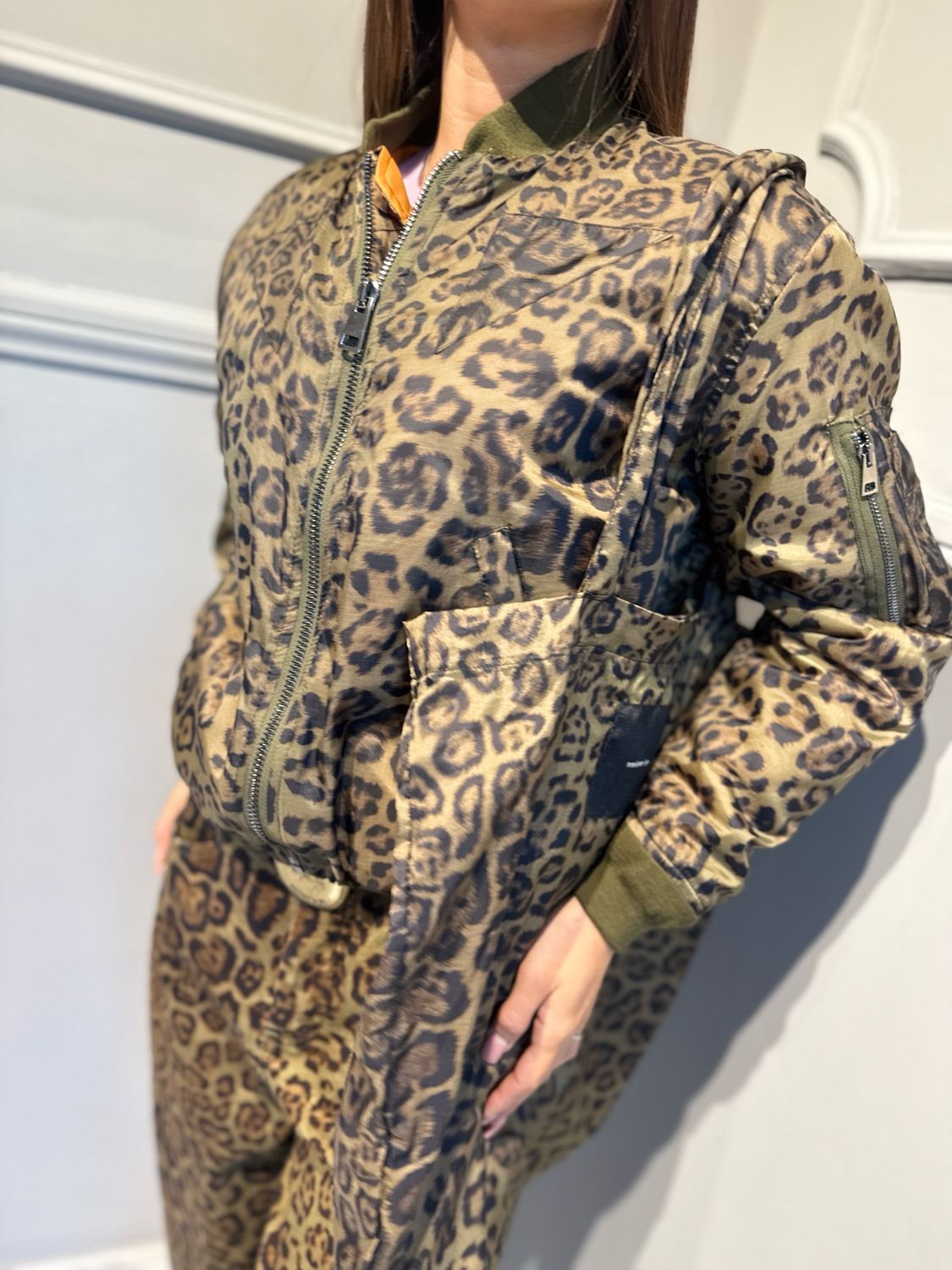 TENSIONE IN - bomber+sacca  W26J381 Animalier