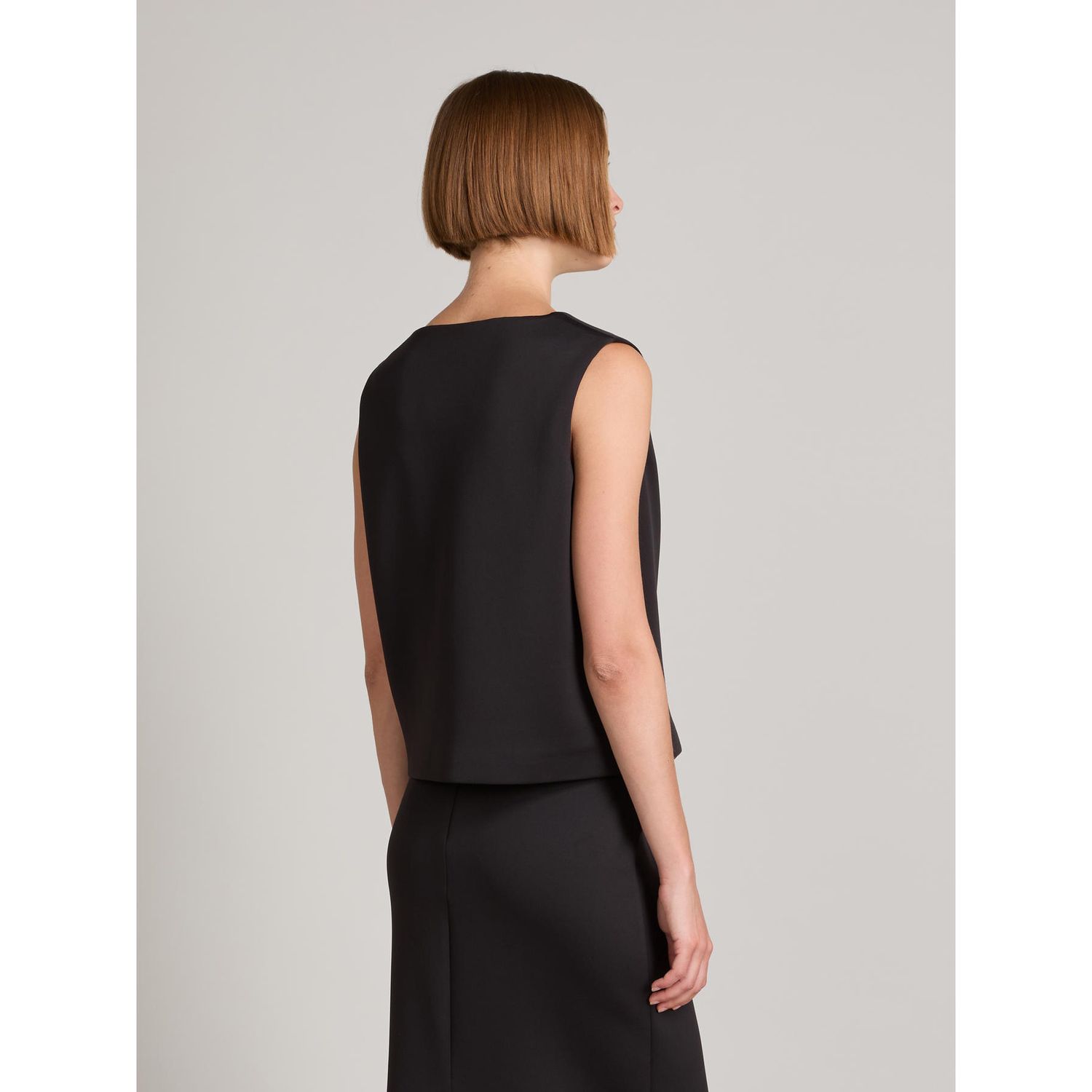 MM Max Mara - Gilet in jersey tecnico di neoprene MMLEDITA - Nero