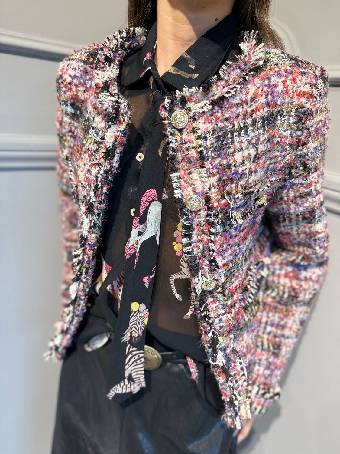 TENSIONE IN - giacca chanel 40715 multicolore