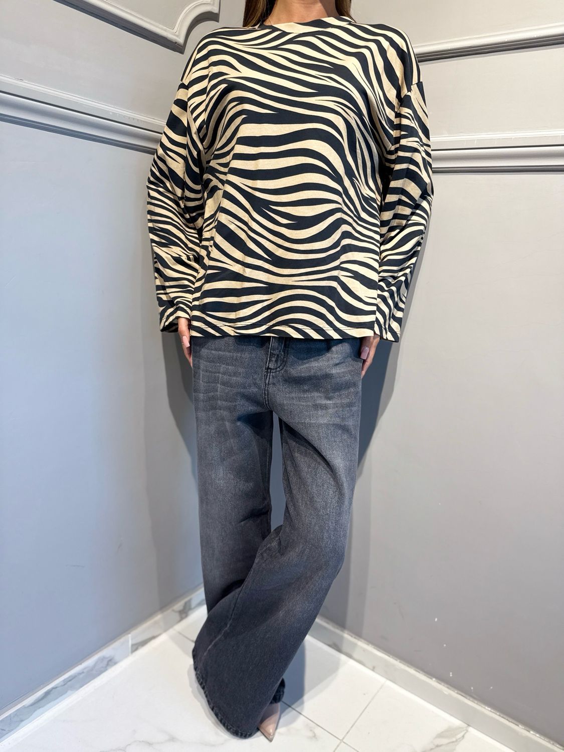 TENSIONE IN - maglia stampata FW260043