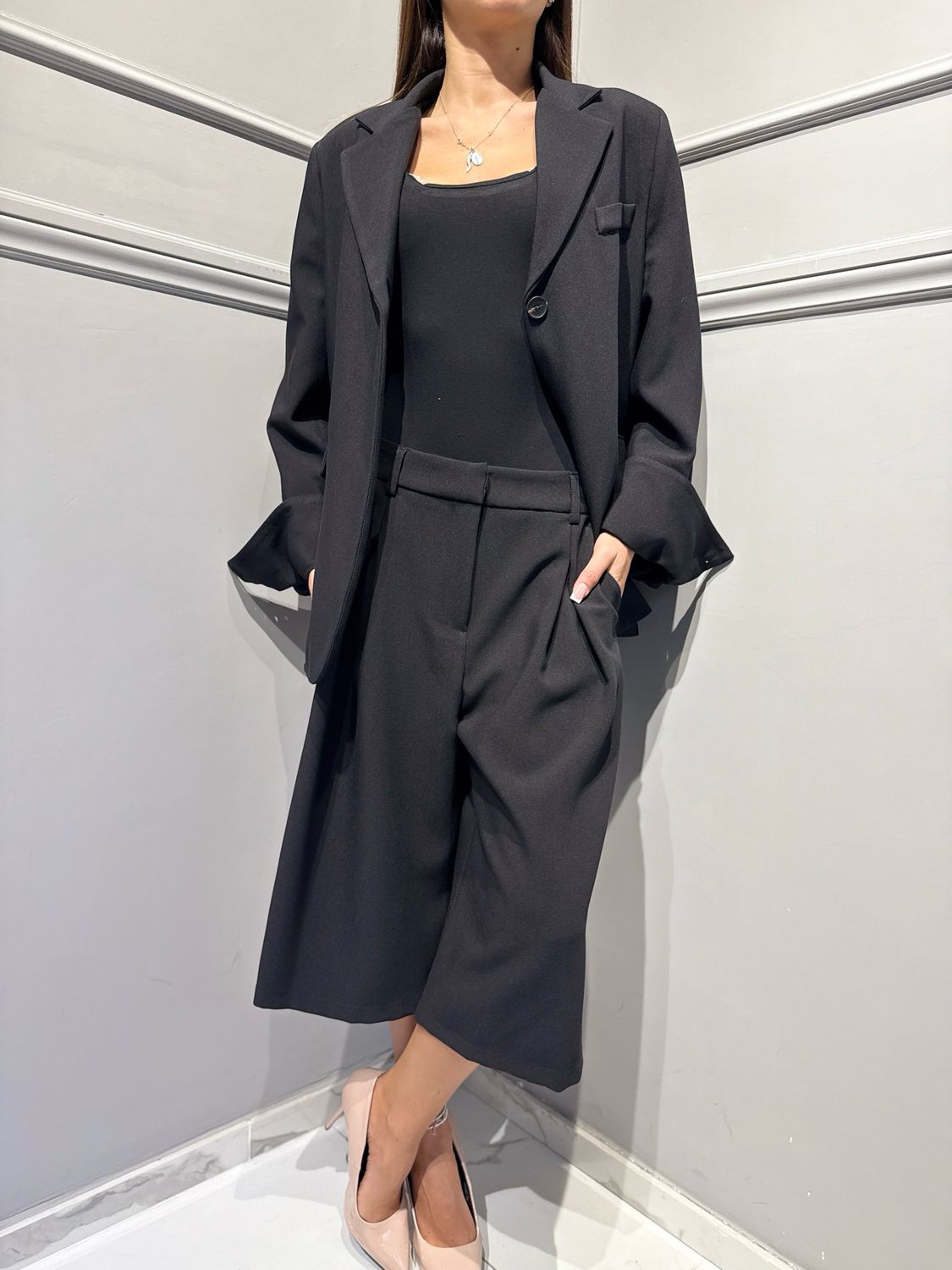 TENSIONE IN - giacca polso grande 27B6578 nero