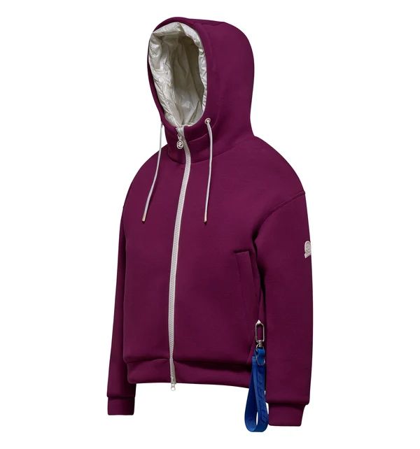 INVICTA - Giacca da donna in felpa con cappuccio Codice prodotto: JW0556TSFW6_753_ prugna