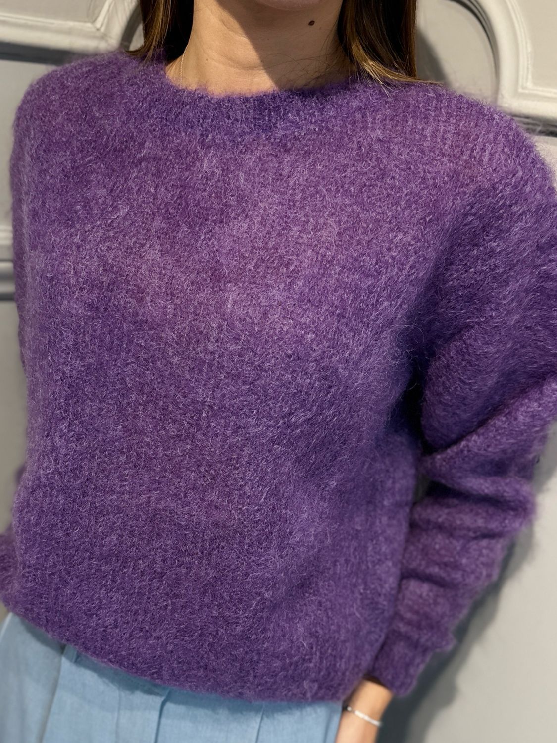 MOTEL - maglia I26MH8009 viola