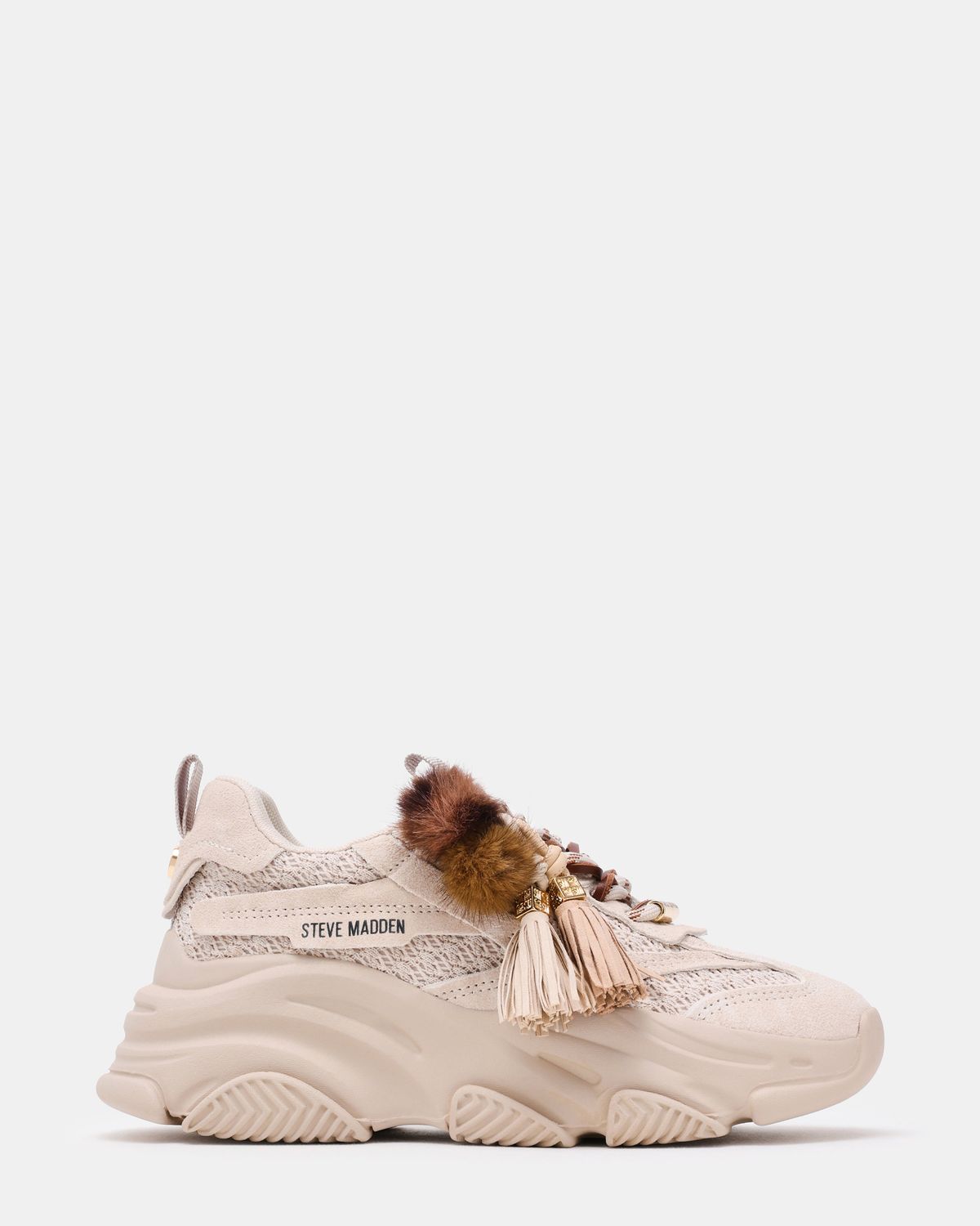 Steve Madden - Possession-pp Sneaker Bone Suede - Bone