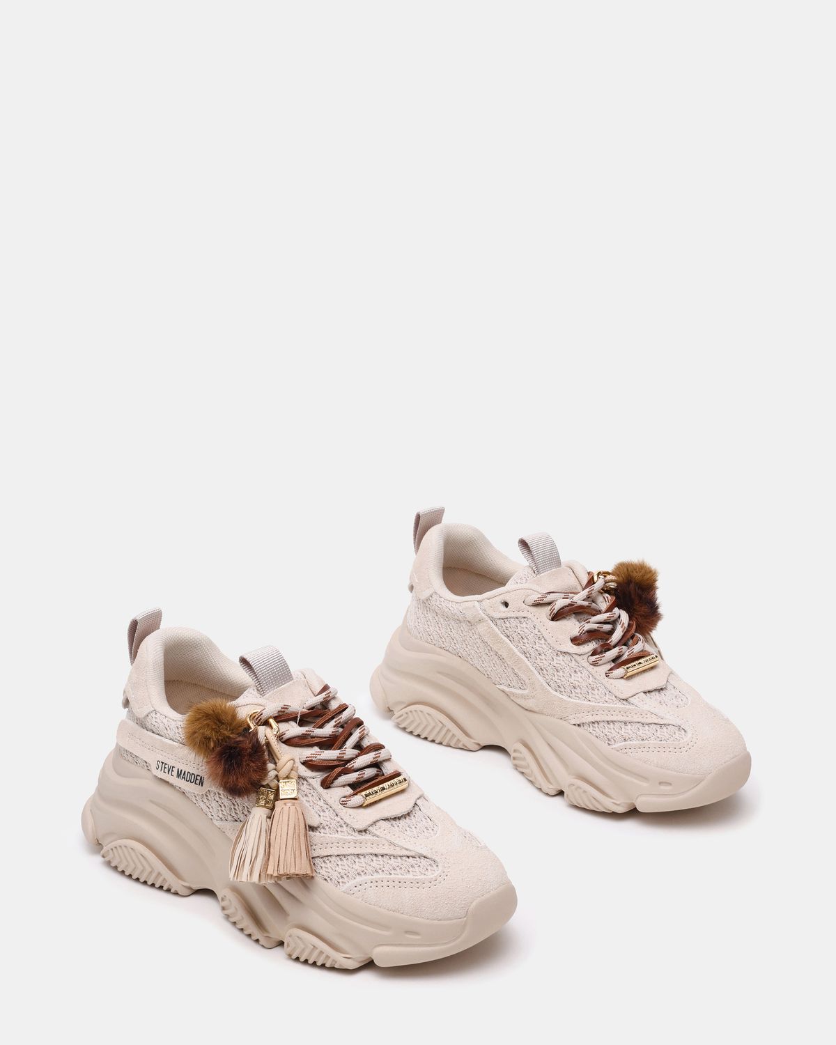 Steve Madden - Possession-pp Sneaker Bone Suede - Bone