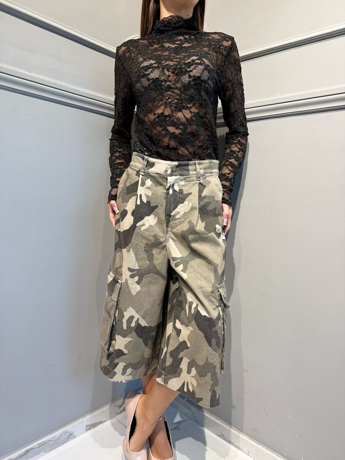 TENSIONE IN - bermuda cargo UC682 camouflage