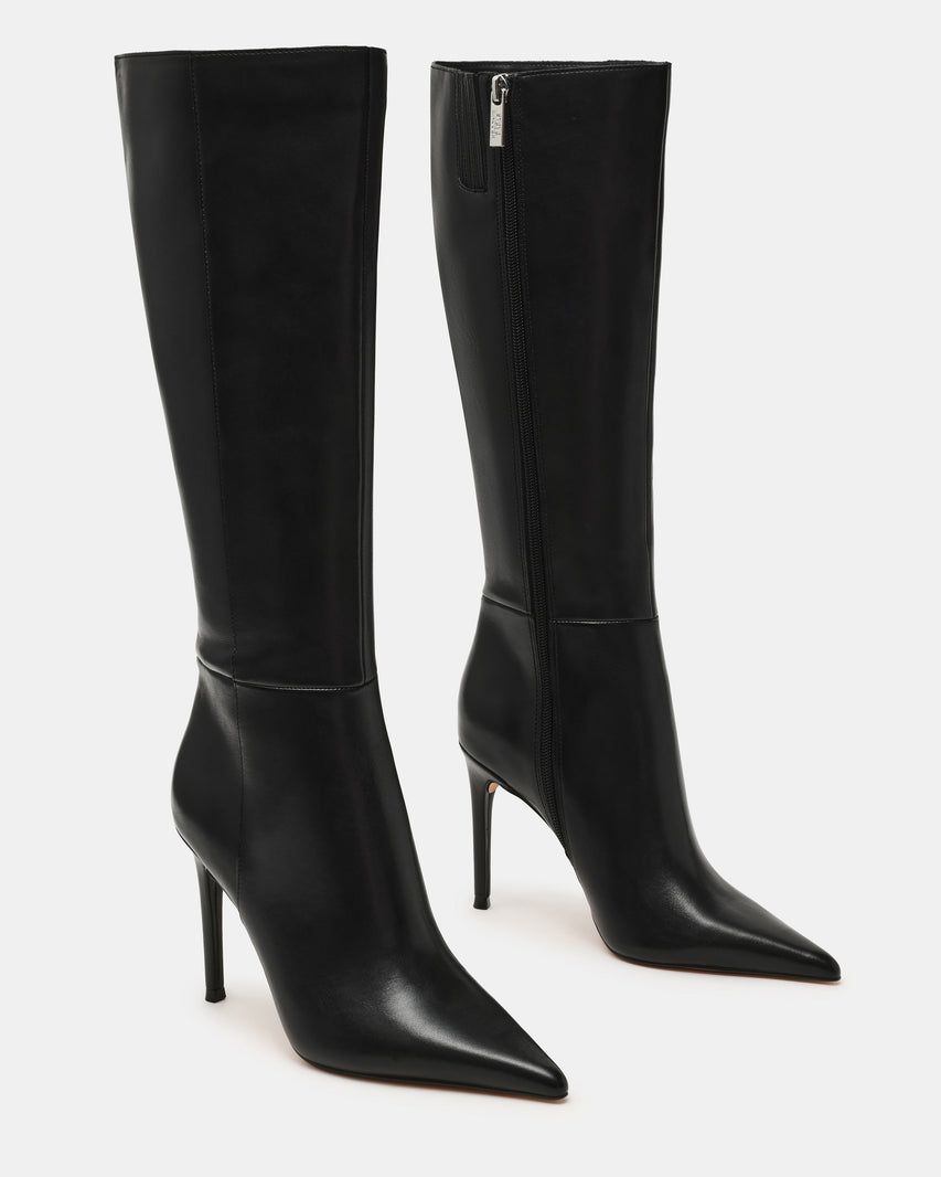 STEVE MADDEN - stivale nero pelle RATTLER