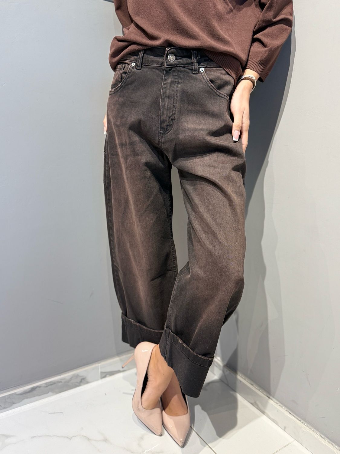 VICOLO - jeans KUMA DAC5301 nero/moro
