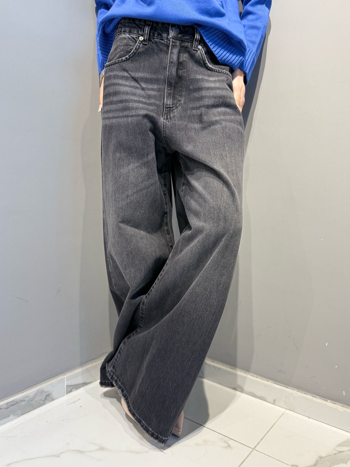 TENSIONE IN - jeans Giusi-zante-AI26 denim black