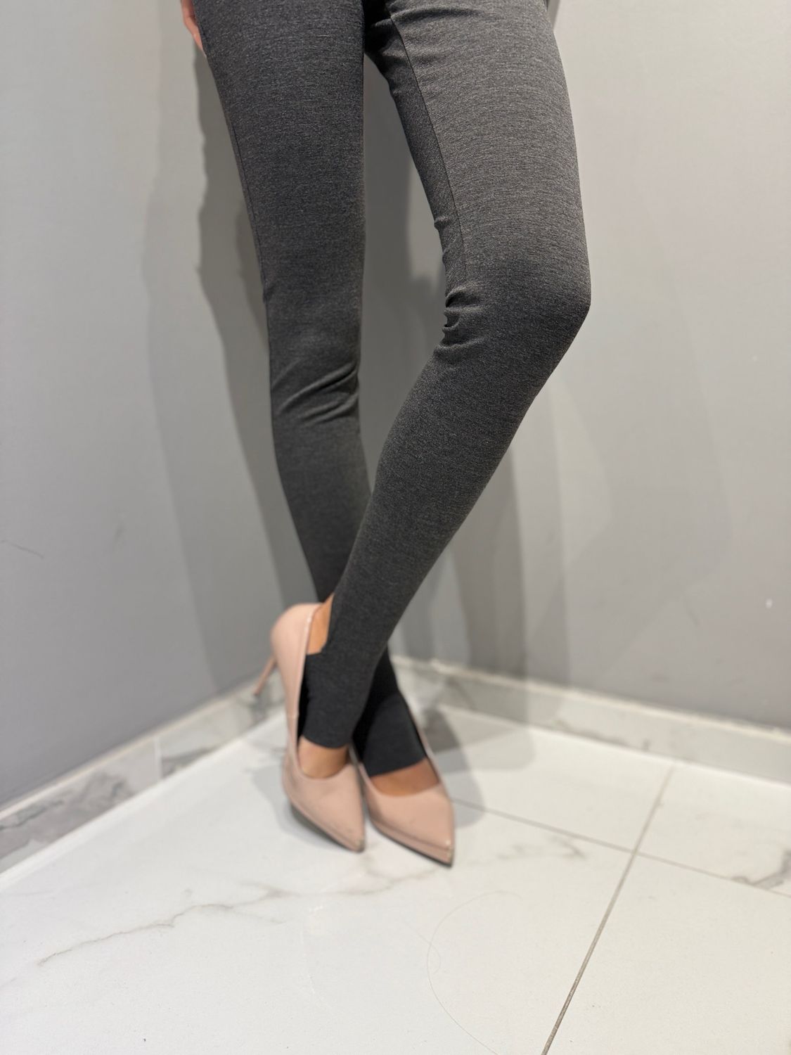 TENSIONE IN - pantalone con ghetta VW1156 antracite