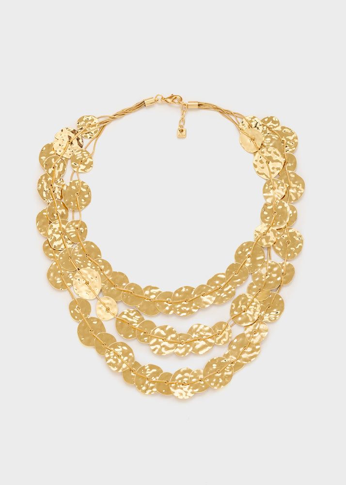 NALI' - Collana misha multifilo elementi oro