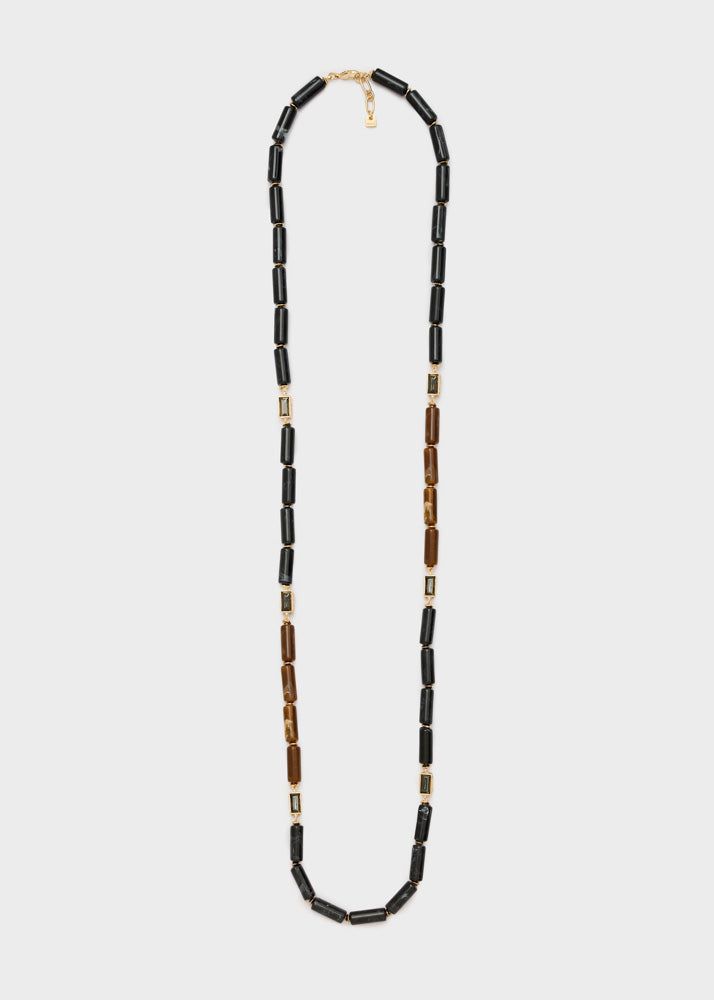 NALI' - Collana jil lunga pietre baguette
