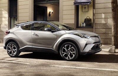 Body dimensions TOYOTA C-HR (ZYX10) hybrid models 2016-2023 Collision repair