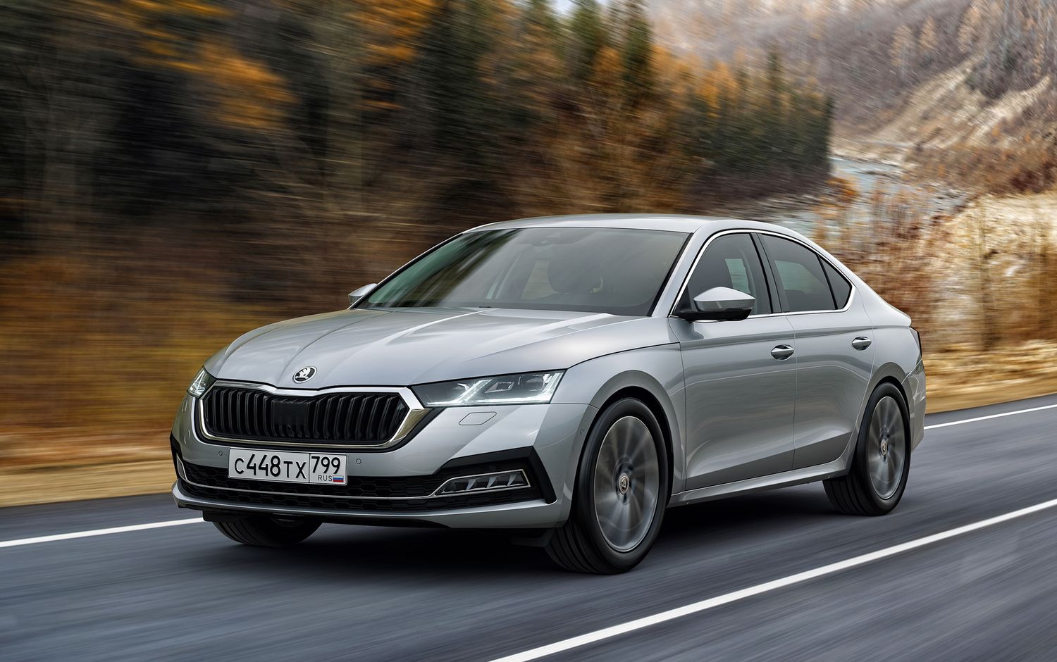 Body dimensions SKODA Octavia IV (NN3) Russia 2020-2024 Collision repair