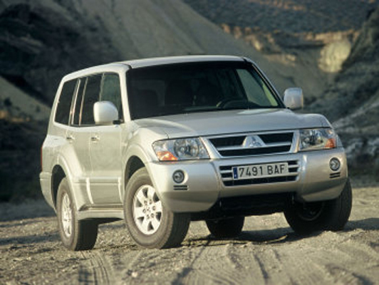 Body dimensions MITSUBISHI Pajero, Montero III (V6#, V7#) 1999-2006 Collision repair