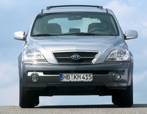 Body dimensions KIA Sorento (BL) 2003-2009 Collision repair
