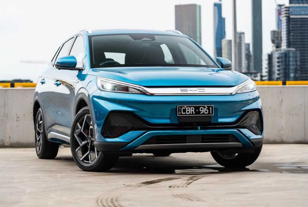 Body dimensions BYD Yuan Plus, Atto 3 2022-- Collision repair