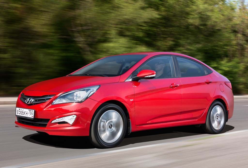 Body dimensions HYUNDAI Solaris (RBr) 2014-2017 Collision repair