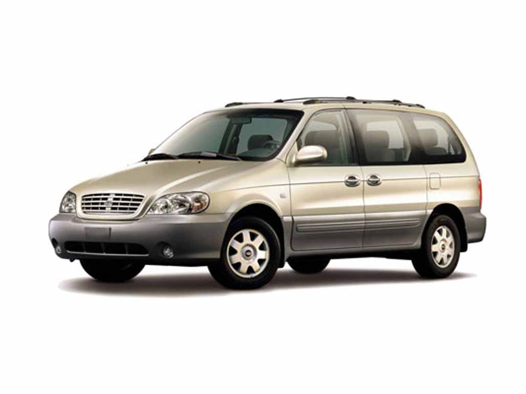 Body dimensions KIA Carnival/Sedona (GQ) 1998-2006 Collision repair