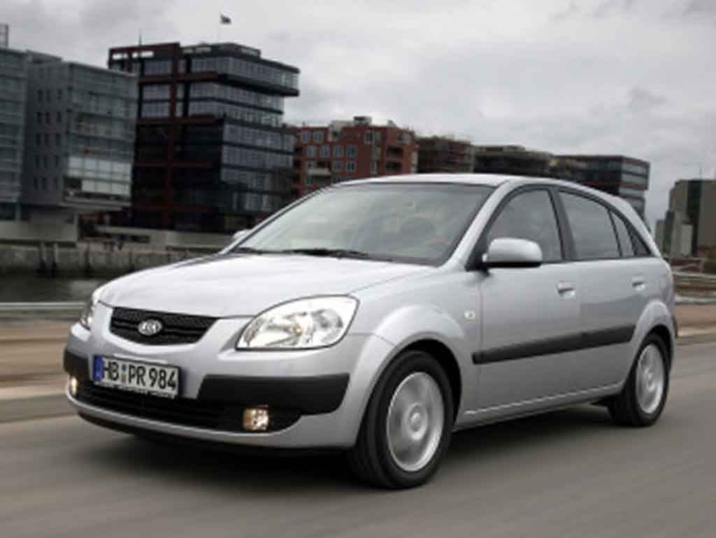 Body dimensions KIA Rio II (JB) 2005-2010 Collision repair
