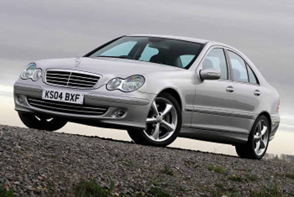 Body dimensions MERCEDES-BENZ C-Klasse (W203) 2000–2007 Collision repair