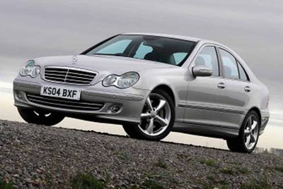 Body dimensions MERCEDES-BENZ C-Klasse (W203) 2000–2007 Collision repair