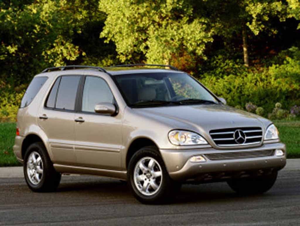 Body dimensions MERCEDES-BENZ M-Klasse (W163) 1997–2005 Collision repair