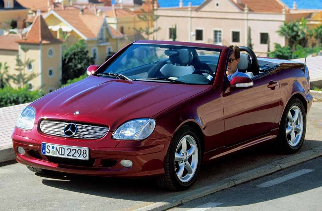 Body dimensions MERCEDES-BENZ SLK-Klasse (R170) 1996-2004 Collision repair