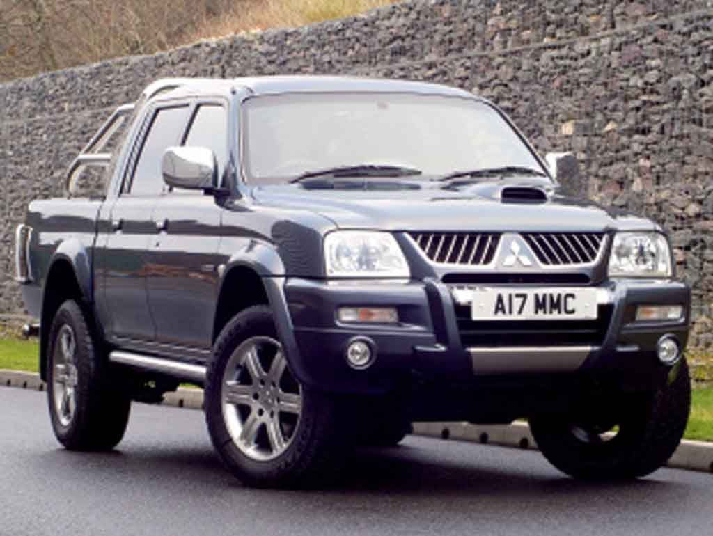 Body dimensions MITSUBISHI L200 1996-2006 Collision repair