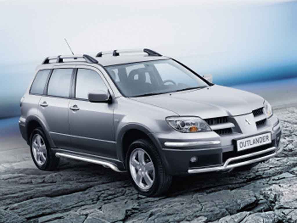 Body dimensions MITSUBISHI Outlander (CU#) 2002-2007 Collision repair